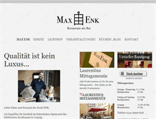 Tablet Screenshot of max-enk.de